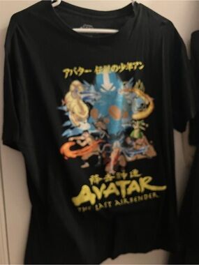 Avatar The Last Airbender Black Graphic Tee